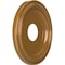 Ekena Millwork Traditional PVC Medallion (Canopies up to 7 1/2"), 13"OD x 3 1/2"ID x 1 1/4"P, Metallic Vintage Gold CMP13TRDVG - alternate 4